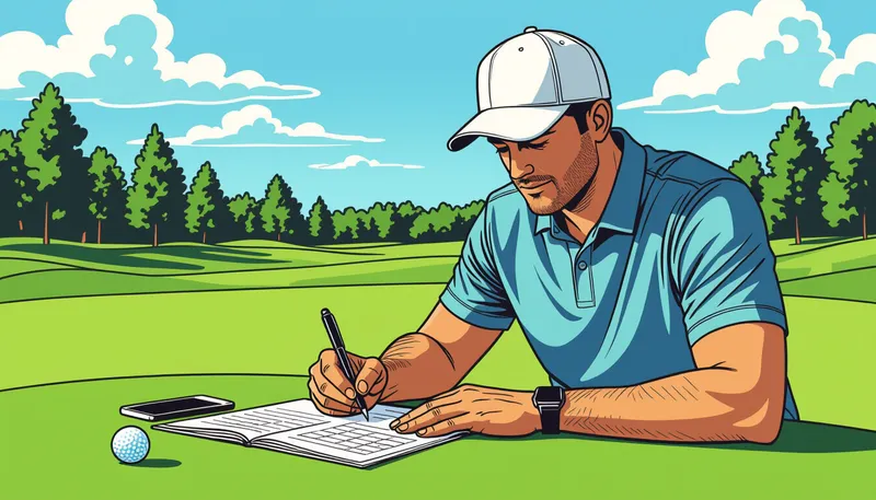 データ分析と改善サイクルの作り方 - illustration for practice journal improvement tracking