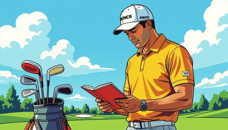 練習ラウンドの理想的なタイムスケジュール - illustration for practice round information gathering