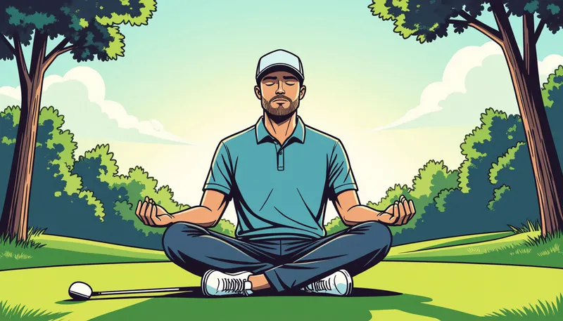 ラウンド当日の心構えとウォームアップ - illustration for pre round mental preparation