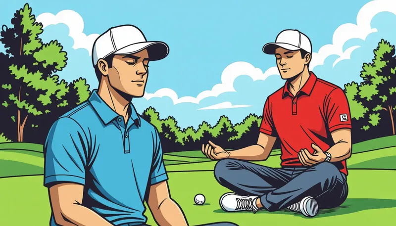 プレッシャーの受け入れと対処法 - illustration for pressure mental training golf