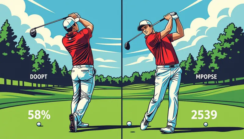 バーディーとボギーの頻度分析 - illustration for pro amateur difference statistics