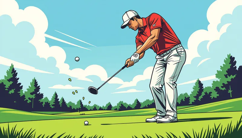 距離別アプローチ戦略:プロの選択基準 - illustration for プロに学ぶアプローチの極意