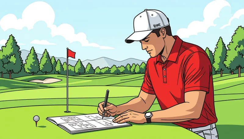 ボギーを叩かないマネジメント手法 - illustration for pro course management analysis