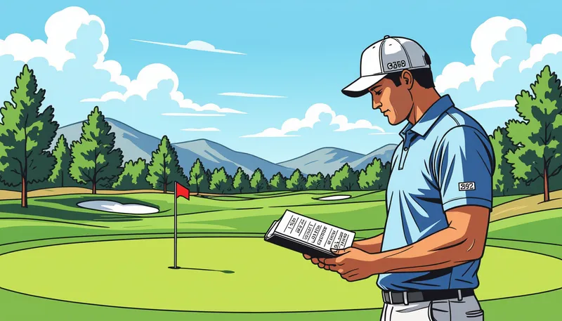 ショット別の具体的なマネジメント - illustration for pro course management analysis