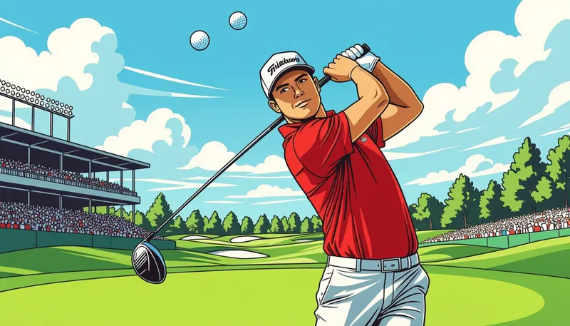 プロゴルフツアーの主要収益源 - illustration for pro golf tour business model