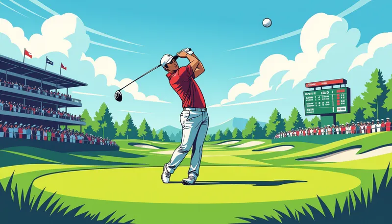 PGA TOUR Enterprisesの革新的ビジネスモデル - illustration for pro golf tour business model