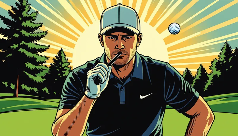 プロが語るメンタルマネジメントの哲学 - illustration for pro golfer mental techniques