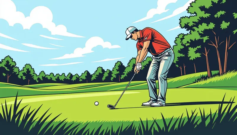 練習方法と上達のコツ - illustration for 低い球(パンチショット)の打ち方