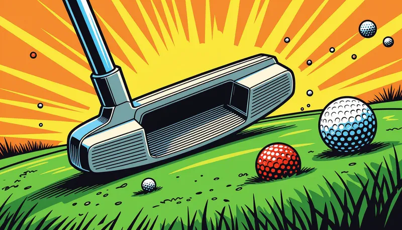 インサート材質の種類と特性：樹脂系vs金属系 - illustration for putter insert feel technology