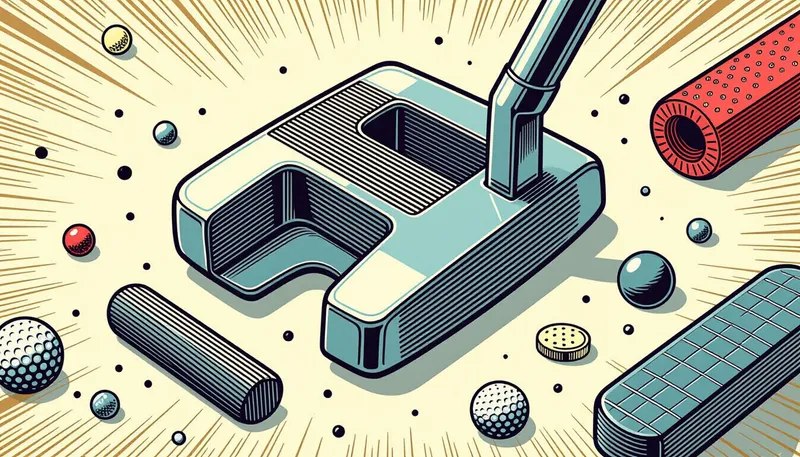 最新AI設計インサートテクノロジー：データが証明する性能向上 - illustration for putter insert feel technology