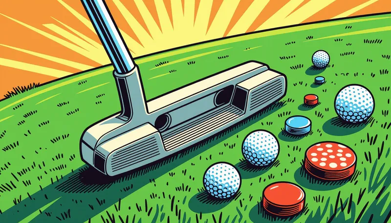 削り出しパター vs インサートパター：どちらを選ぶべきか - illustration for putter insert feel technology