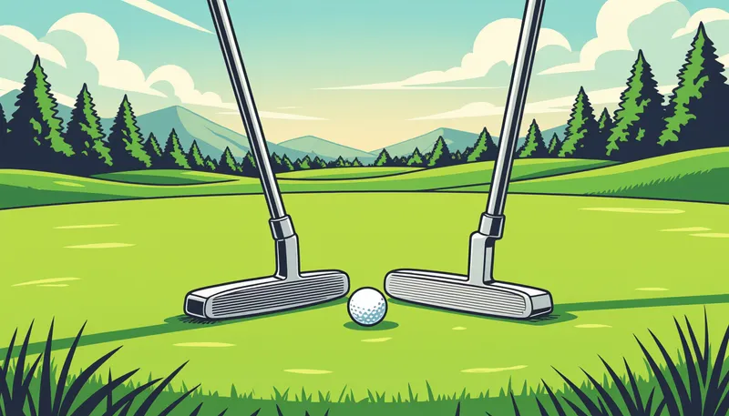 パター選びの重要なポイント - illustration for putter types selection guide