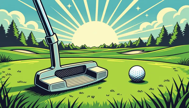 パターのフィッティングと試打 - illustration for putter types selection guide