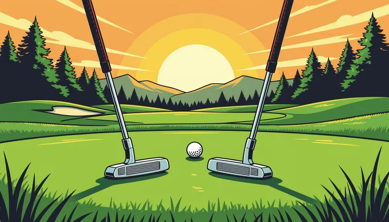 2024年最新のパター選びトレンド - illustration for putter types selection guide