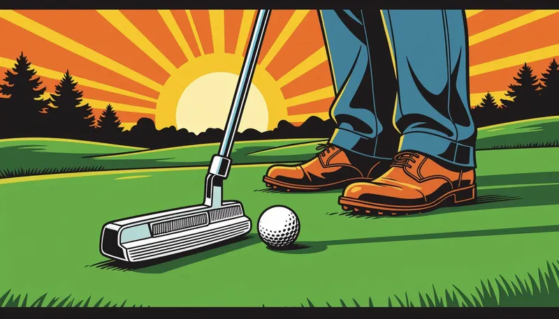 パター種類別の比較表 - illustration for putter types selection guide