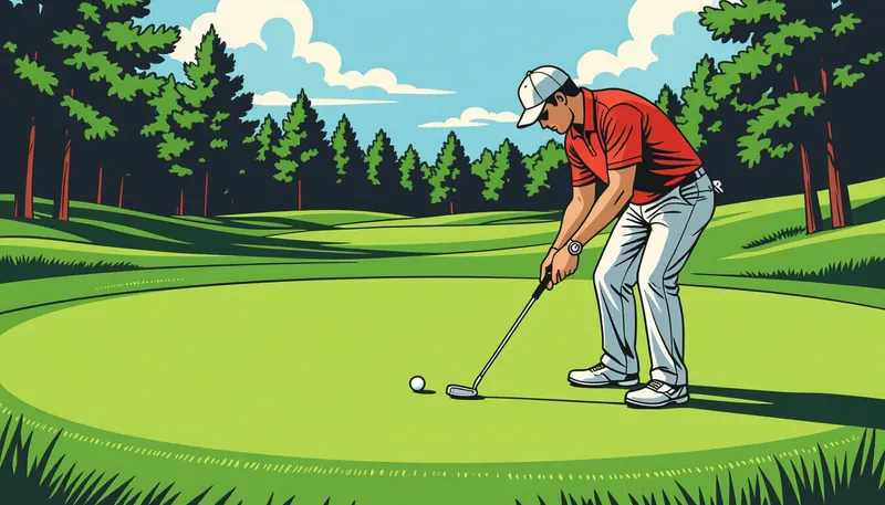 距離感強化ドリル：打ち分けをマスターする - illustration for putting practice drills collection