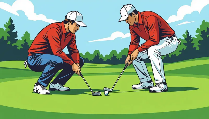 統計に基づく練習プログラム - illustration for putting statistics analysis improvement