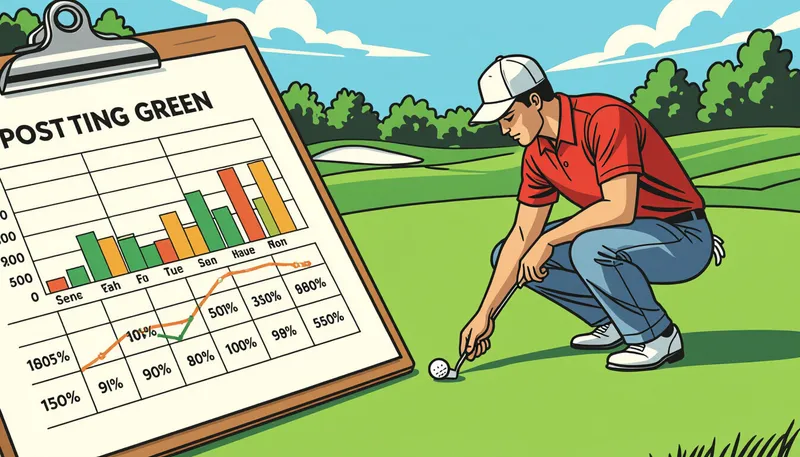 パフォーマンス指標の活用：測定すべき5つのデータ - illustration for putting stats analysis reduction