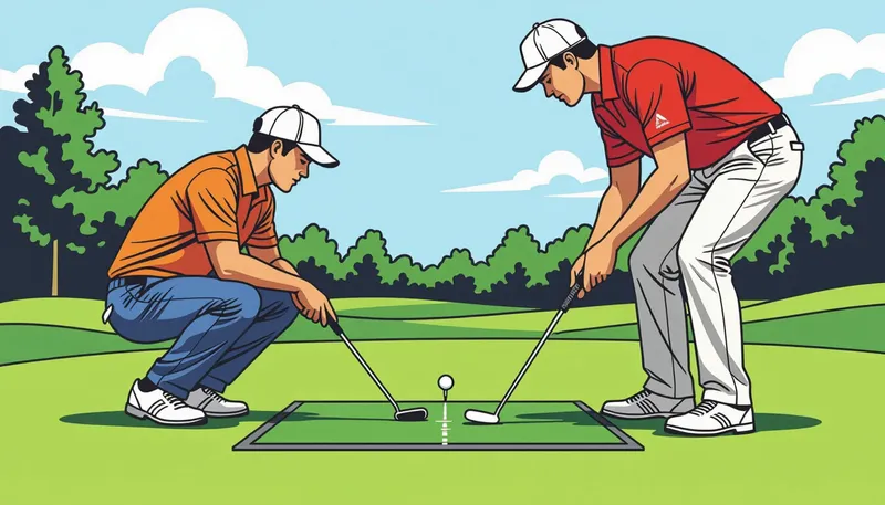 練習器具の選び方：7つの重要ポイント - illustration for putting training aids usage