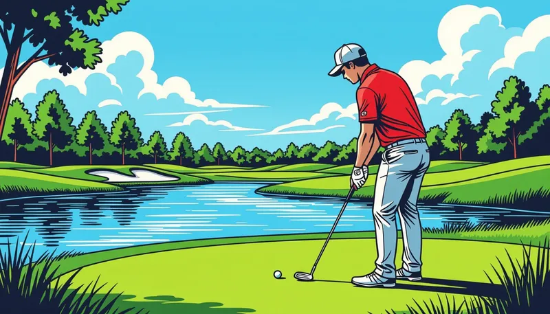 リスク評価の4つの要素 - illustration for risk reward decision making golf