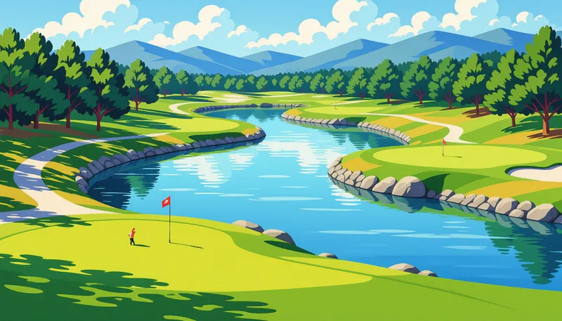 河川敷コースが初心者におすすめな理由 - illustration for riverside course features strategy