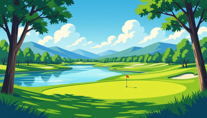 河川敷コースを最大限に活用する方法 - illustration for riverside course features strategy