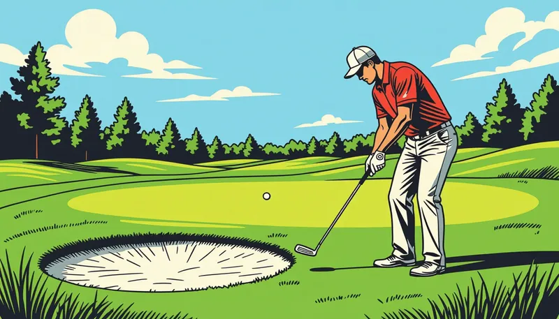 バンカーのマナーとルール - illustration for safety course protection manners