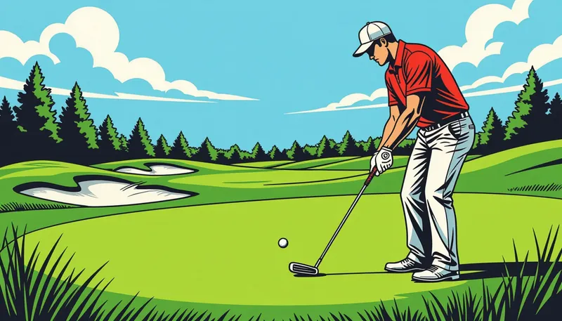 グリーン周辺での注意事項 - illustration for safety course protection manners