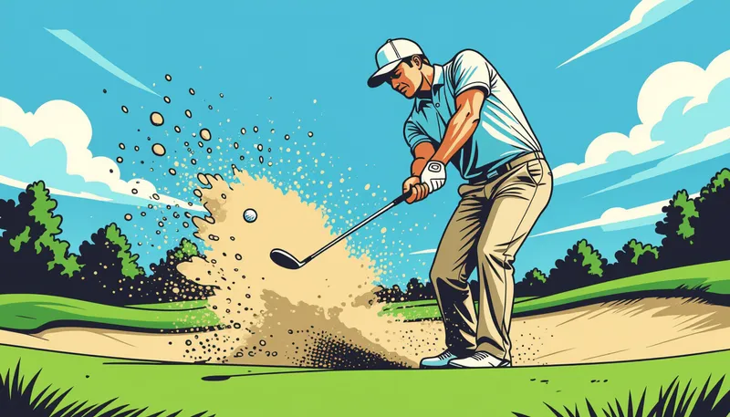 効果的な練習方法 - illustration for sand save percentage improvement