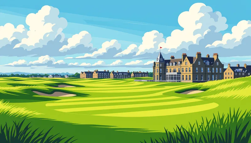 ベストシーズンと気候の考慮 - illustration for scotland golf pilgrimage trip