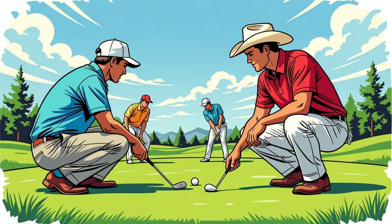 実践テクニック:状況別の最適な選択 - illustration for scramble best ball format strategy