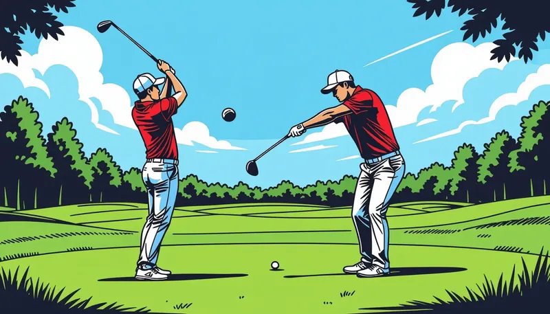 独学でゴルフを学ぶメリットとデメリット - illustration for self taught golf improvement