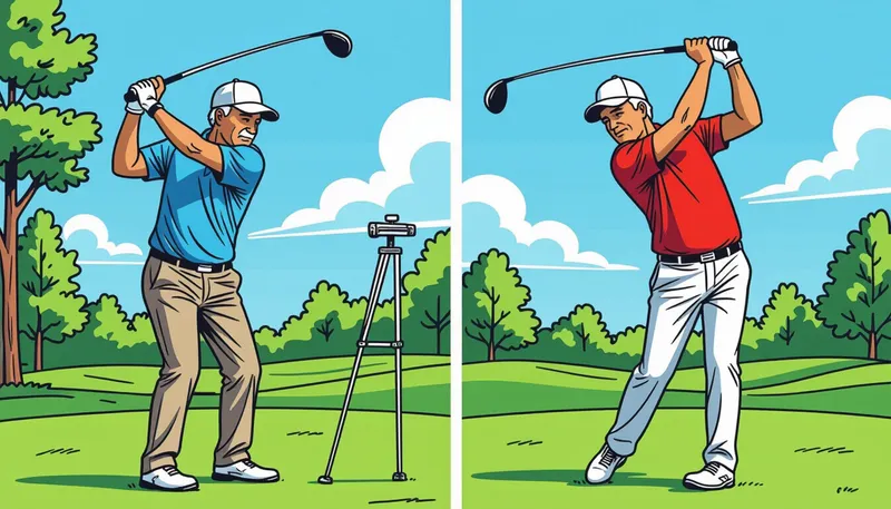 メンタル面での対応 - illustration for senior body changes golf adaptation