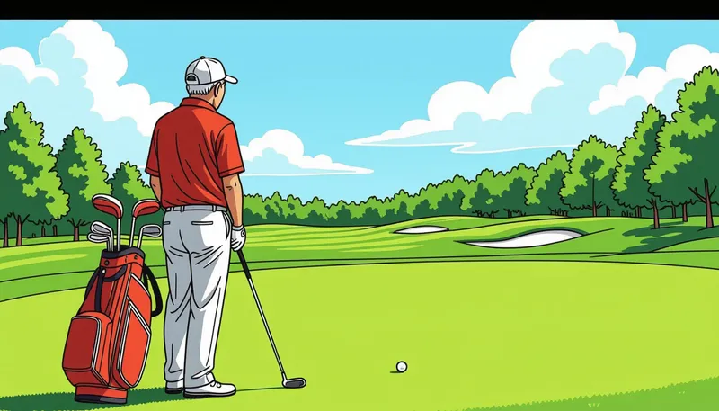 シニアゴルファーの戦略パターン - illustration for senior course strategy tips