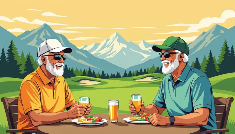 シニアゴルフ旅行の魅力と市場動向 - illustration for senior golf trip planning tips