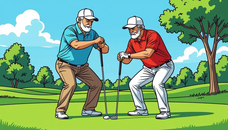 筋力トレーニングの重要性 - illustration for シニアゴルファーの体力維持法