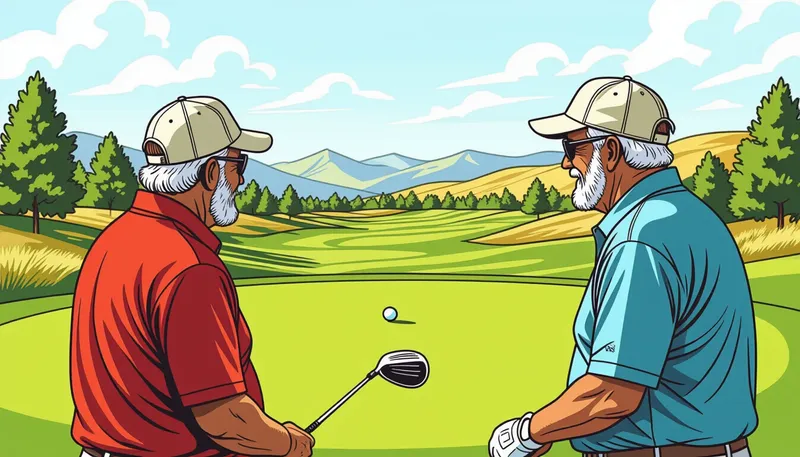 おすすめのシニア向けゴルフ場の条件 - illustration for シニアに人気のゴルフ場紹介