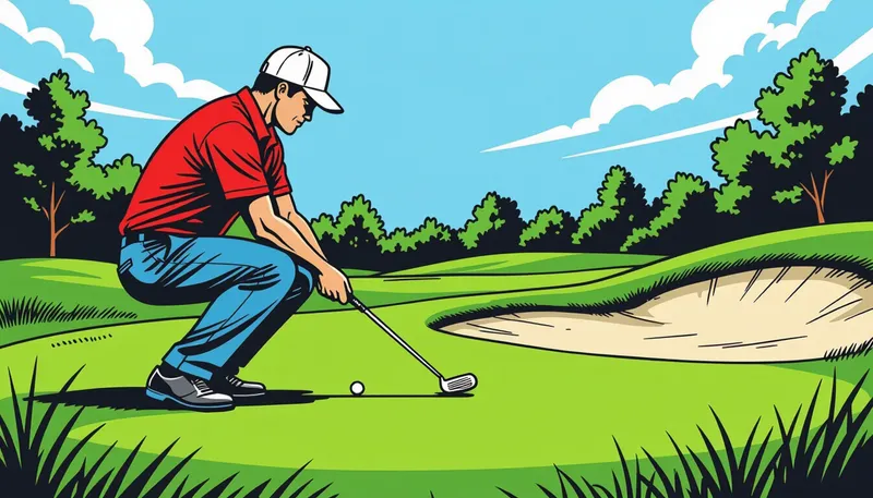 ショートゲームがスコアに与える影響 - illustration for short game scoring advantage