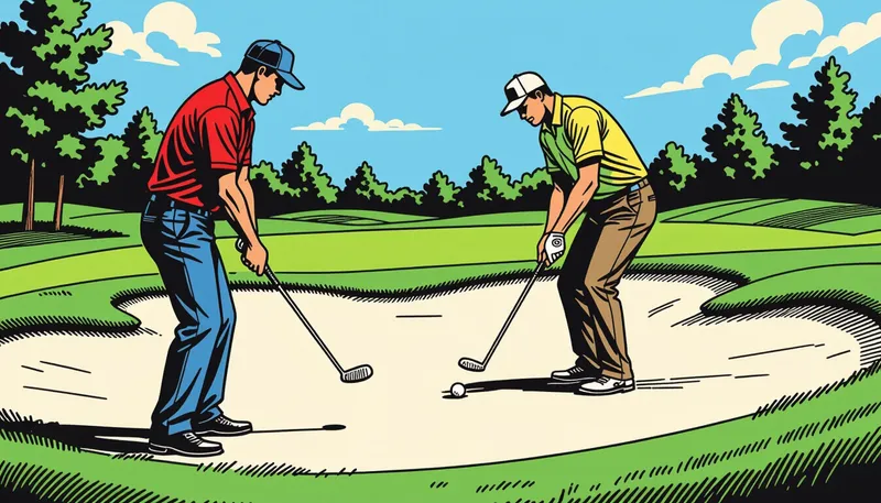 状況判断と戦略的思考 - illustration for short game scoring advantage