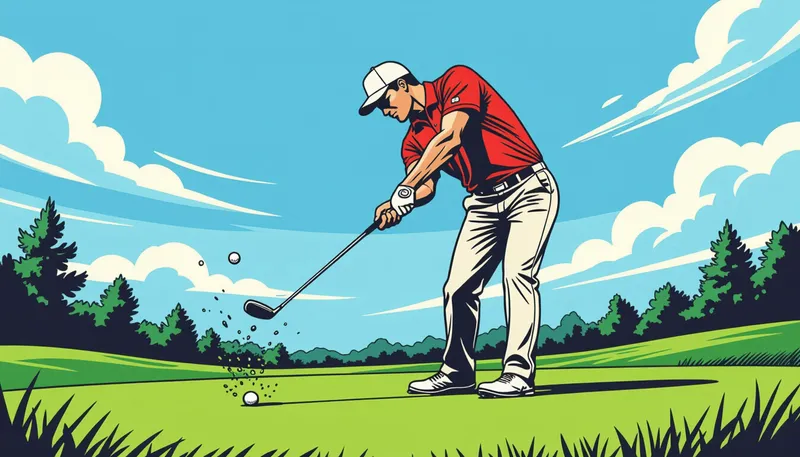 メンタル面の強化 - illustration for short iron accuracy pin seeking