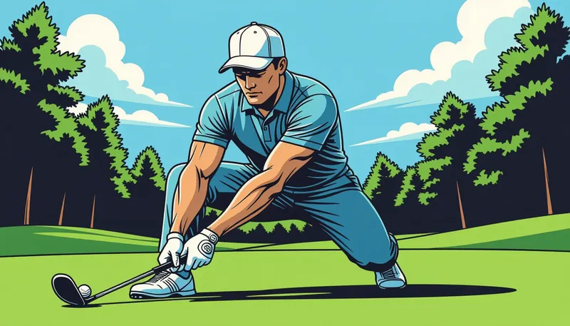 痛みが出た場合の対処法 - illustration for shoulder arm care golfers