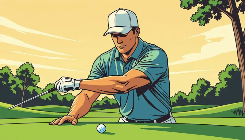 正しいスイングフォームの習得 - illustration for shoulder arm care golfers