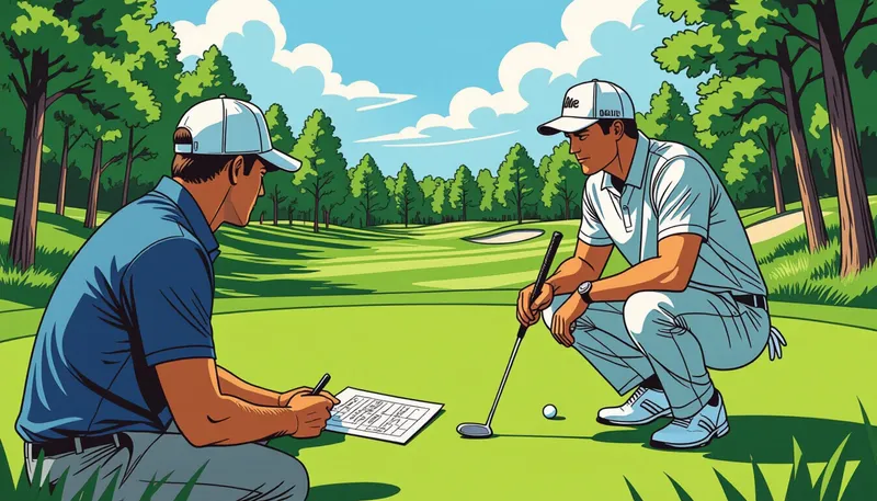 状況判断力とは何か - illustration for situational awareness golf round