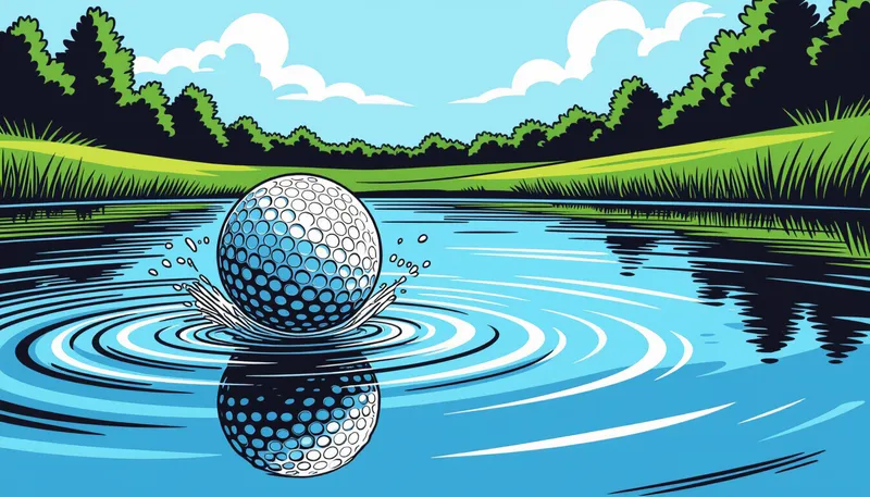 水切りショットの打ち方：ステップバイステップガイド - illustration for skip shot water technique