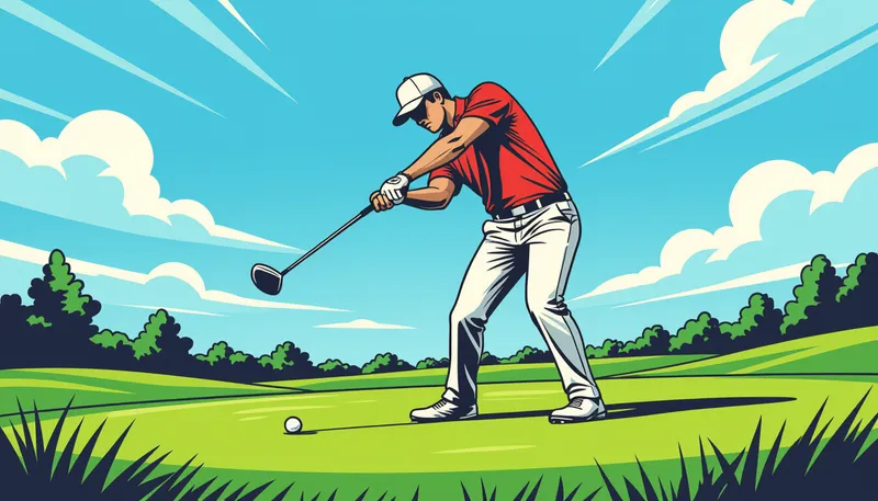 スティンガーショットに適したクラブ選択 - illustration for stinger shot technique