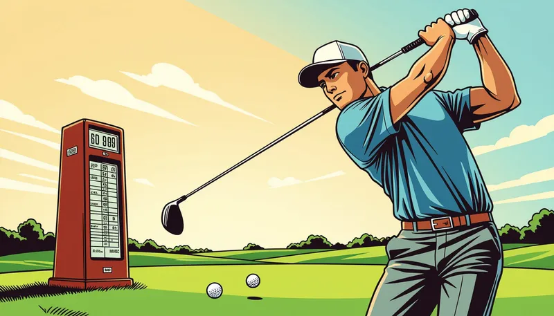 ラウンド中にリズムを崩さないコツ - illustration for swing tempo rhythm technique