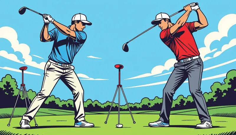 効果的な練習器具の使い方と注意点 - illustration for swing training aids equipment