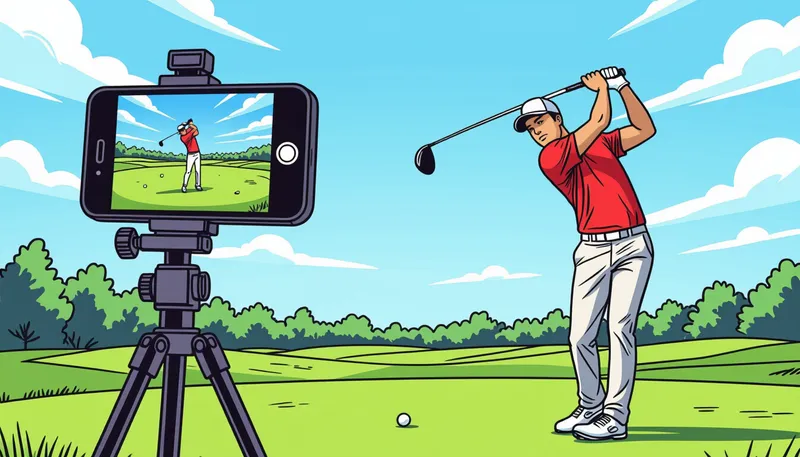 なぜスイング動画のセルフチェックが重要なのか - illustration for swing video self analysis method