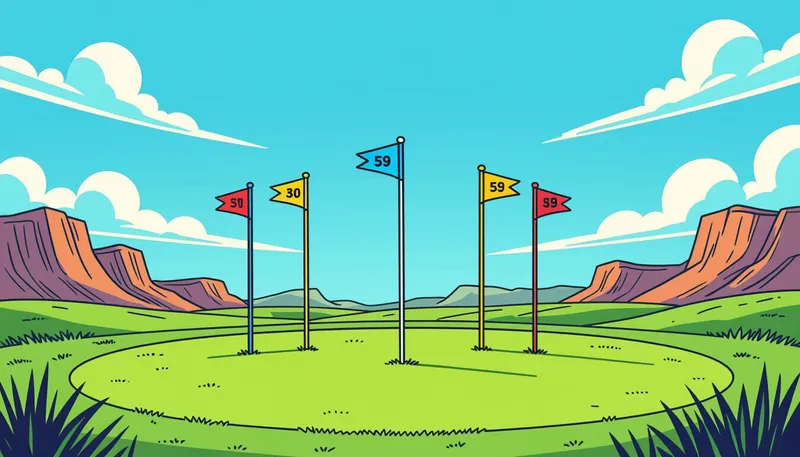 ティーイングエリアとは？基本ルールを理解する - illustration for tee box selection choosing