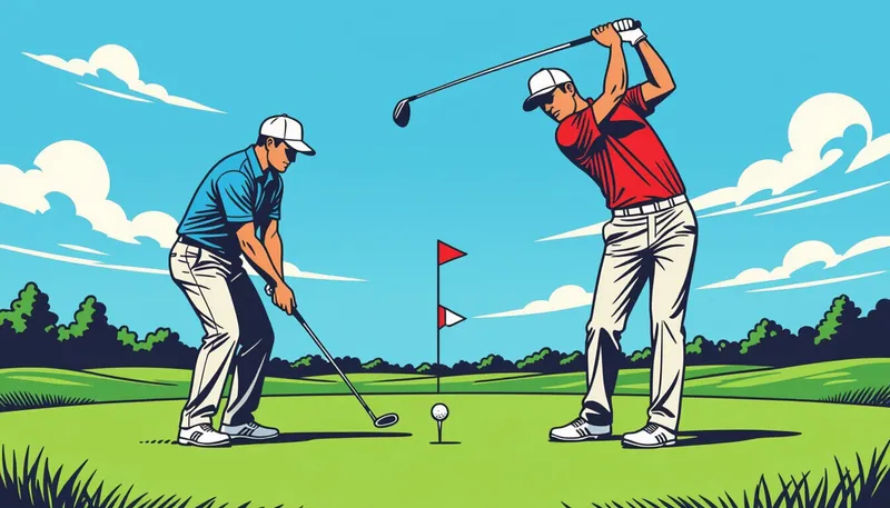 精度とのトレードオフ - illustration for tee height ball position driver